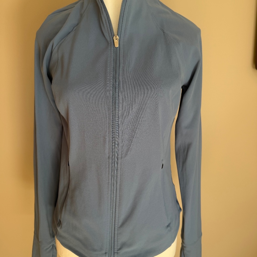 Athleta Salutation Zip Up Jacket, Size Small